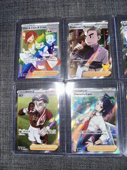 Pokemon TCG Mix Lot Of 7 Full Art Trainer Ultra Rare Cards NM SR SV - Image 2