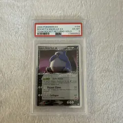 Pokemon PSA 6 Rocket's Snorlax Ex #104 Holo Ex Team Rocket Returns 2004 English - Image 1