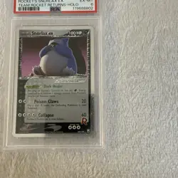 Pokemon PSA 6 Rocket's Snorlax Ex #104 Holo Ex Team Rocket Returns 2004 English - Image 2