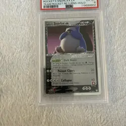 Pokemon PSA 6 Rocket's Snorlax Ex #104 Holo Ex Team Rocket Returns 2004 English - Image 3