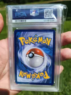 2015 Pokemon Ancient Origins M Ampharos EX 28/98 Ultra Rare Holo PSA 8 - Image 2