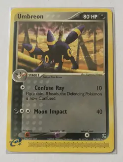 Umbreon 24/100 - Rare - Pokemon Card - Ex Sandstorm 2003 WOTC - NM - 1¢ start! - Image 1