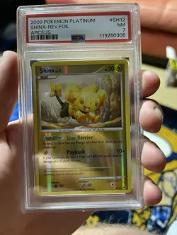 2009 Pokemon Platinum Shinx Arceus Reverse Holo PSA 7 Shiny - Image 1