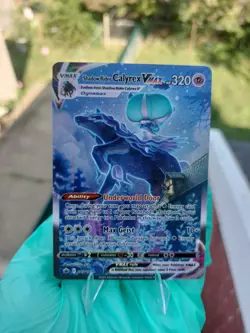 Pokemon TCG - Shadow Rider Calyrex VMAX 205/198 - Chilling Reign - NM - Image 1