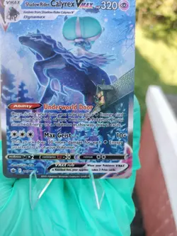 Pokemon TCG - Shadow Rider Calyrex VMAX 205/198 - Chilling Reign - NM - Image 2