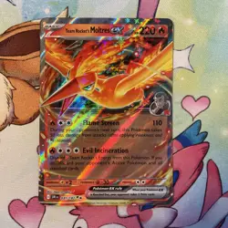 Team Rocket's Moltres ex Pokemon Destined Rivals 031/182 Double Rare NM - Image 1