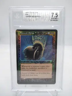 Tainted Aether - Foil Magic mtg 7th Edition BGS Beckett Graded 7.5 - Image 1