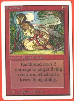 MTG ~ Earthbind ~ Unlimited Common (1993) NM/M ~ FREE SHIPPING ~ Vintage Magic - Image 1