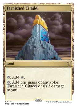 NM MTG WHITE BORDER TARNISHED CITADEL MYSTERY BOOSTER 2 - Image 1