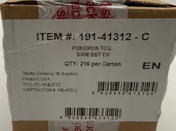 Pokemon TCG Scarlet & Violet Surging Sparks Booster 6-Box Case SV08 SEALED - Image 3