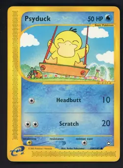 2002 Pokemon Aquapolis #104/147 Psyduck - Image 1