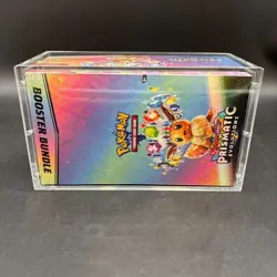 Pokemon TCG S&V Prismatic Evolutions Booster Bundle Display Case w/Acrylic Case - Image 5