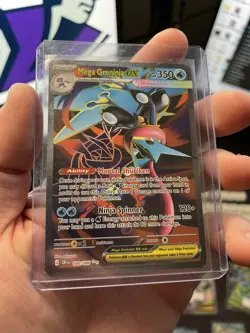Mega Greninja Ex Full Art 100/086 English Pokemon Chaos Rising - Image 3