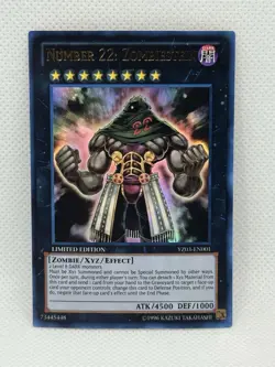 Yugioh! Number 22: Zombiestein - YZ03-EN001 - Ultra Rare - Limited Ed - NM 2201 - Image 1