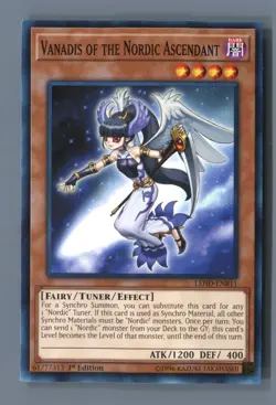 Vanadis of the Nordic Ascendant LEHD-ENB11 Legendary Hero Decks Yu-Gi-Oh LP - Image 1