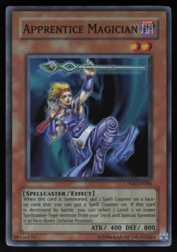 Apprentice Magician CP04-EN004 Champion Pack 4 Super Rare YU-GI-OH - Image 1