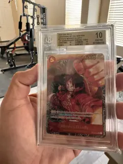One Piece Monkey.D.Luffy Alt Art ST01-012 Awakening of a New Era BGS Pristine 10 - Image 1
