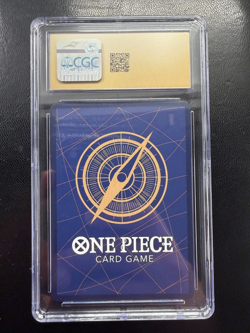 2025 ONE PIECE MONKEY D. LUFFY SUPER RARE BORDERLESS CGC PRISTINE 10 - Image 2