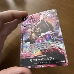 One Piece - Monkey D. Luffy (Parallel) OP04-090 SR Kingdoms of IntrigueGame JP - Image 2