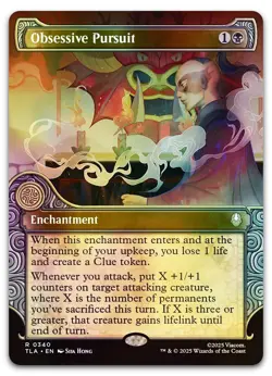 Obsessive Pursuit (Showcase) #340 (Foil) NM Avatar: The Last Airbender Magic MTG - Image 1