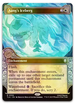 Aang's Iceberg (Showcase) #336 (Foil) NM Avatar: The Last Airbender Magic MTG - Image 1
