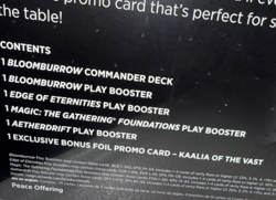 Magic: The Gathering Commander kit Bloomburrow Peace Offering sealed New - Image 5