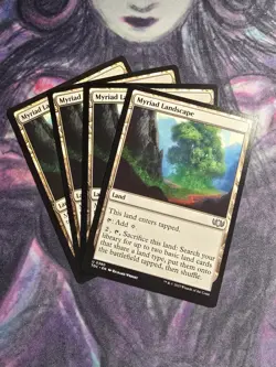 MTG Mixed Sets U Myriad Landscape PLAYSET 4x x4 - Image 1