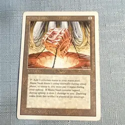 MTG English Mana Vault Heavy Play Normal Revised - Image 1