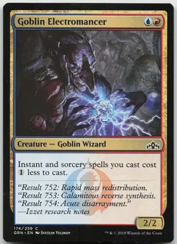 Goblin Electromancer 174 Common Guilds of Ravnica NM MTG - Image 1