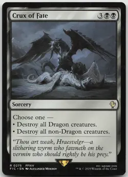 Crux of Fate 275 Rare Commander: FINAL FANTASY NM MTG - Image 1