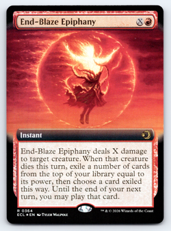 End-Blaze Epiphany FOIL Extended Art - Lorwyn Eclipsed MTG - Image 1
