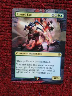 Altered Ego MTG Final Fantasy Commander Hand Painted Borderless Full Altered Art - Image 1