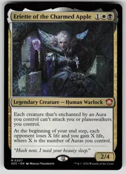Eriette of the Charmed Apple Mythic Commander: Secrets of Strixhaven 307 MTG NM - Image 1