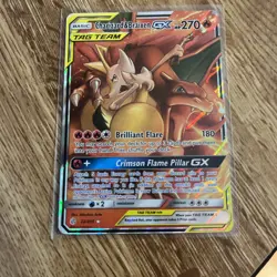 The Pokemon Company Charizard & Braixen GX Cosmic Eclipse Ultra Rare Holo 22/236 - Image 1