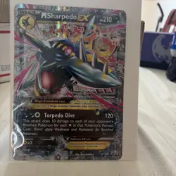 JUMBO M Sharpedo EX XY200 Black Star Promo Pokemon - Image 1