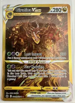 Giratina VSTAR GG69/GG70 Crown Zenith Galarian Gallery Holo Full Art 2023 - Image 1