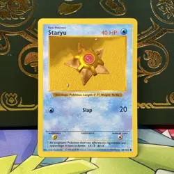 Staryu 065/102 Base Set (Shadowless) Common - Pokemon TCG - NM - Image 1