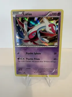 Pokemon Latias 30/30 Holo Rare XY Trainer Kit Card - Image 1