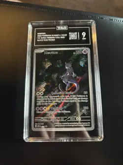 Pokemon 2023 151 MEWTWO #052 Black Star Promo - TAG 9 Mint - Image 2