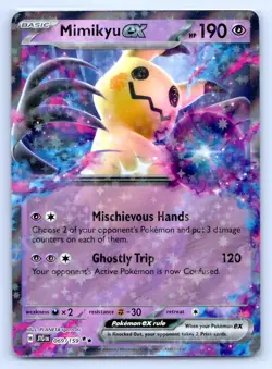 Pokemon Mimikyu ex Journey Together JTG DOUBLE RARE HOLO 069/159 NM - Image 1