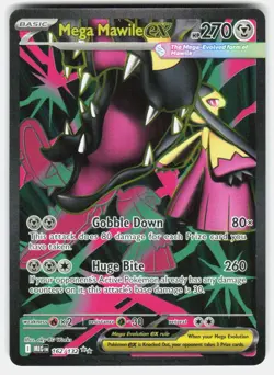 MEGA MAWILE EX 162/132 ULTRA RARE MEGA EVOLUTION POKEMON HOLO NM/M - Image 1