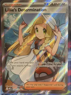 The Pokemon Company Lillie's Determination Me01 Full Art Holo 169/132 Eng - Image 3