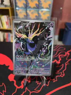 Pokemon TCG Xerneas Illustration Rare Full Art Holo HP130 091/086 Chaos Rising - Image 1