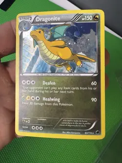 Pokemon TCG 2013 Plasma Freeze Card -- Dragonite 83/116 Cosmos Holo - Image 3