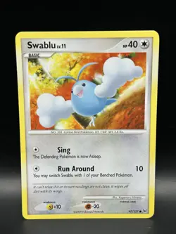 Swablu 97/127 - Pokemon Platinum Card - NM - Image 1