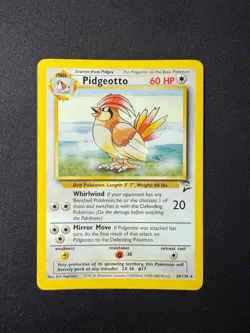 Pidgeotto - 1999 Pokemon Base Set 2 Unlimited - 028/130 - LP - Image 1