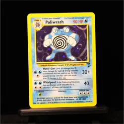Poliwrath 015/130 Base Set 2 Holo Rare Stage 2 90 HP Pokemon TCG English - Image 1