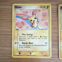 Pokemon TCG Plusle 44/95 & Minun 47/95 EX Team Magma vs Team Aqua EN - Image 2