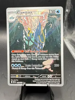 Pokemon TCG Clawitzer 141/132 Illustration Rare Mega Evolution ME01 - Image 1