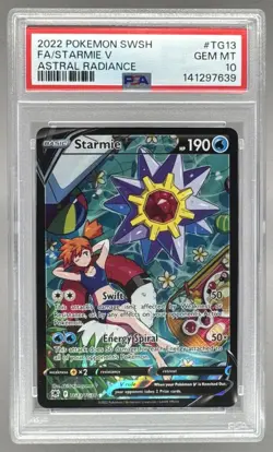 Starmie V 2022 Pokemon Sword & Shield Astral Radiance #TG13 PSA 10 - Image 1